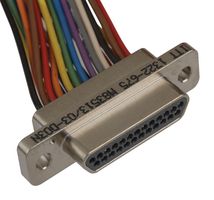 ITT CANNON M83513/03-D03N D Sub Connector, 25 Contacts, Plug, Crimp, M83513 Series