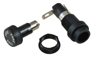 LITTELFUSE 03450603H Portafusible, Cartucho, 1 Fusible, 250VCA, 250 VCD,1/4" x 1.1/4", 6.3mm x 32mm, Lengüeta para Soldar