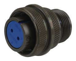 AMPHENOL INDUSTRIAL 97-3106A16S-4S Circular Connector, 97 Series, MIL-DTL-5015 Series, Straight Plug, 2 Contacts, Solder Socket