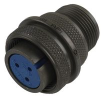 AMPHENOL INDUSTRIAL 97-3106A18-8S Circular Connector, 97 Series, MIL-DTL-5015 Series, Straight Plug, 8 Contacts, Solder Socket
