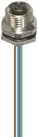 LUMBERG AUTOMATION RKF 5-S3103/0.5M Sensor Cable, M12 Receptacle, Free End, 5 Positions, 0.5 m, 1.64 ft, RKF Series