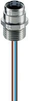LUMBERG AUTOMATION RKF 4/0.5M Cable de Sensor, M12 Hembra, Extremo Libre, 0.5 m, 1.64 ft, Serie RKF