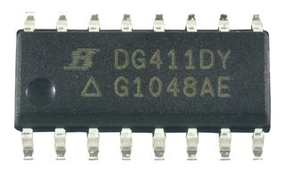 VISHAY DG411DY-E3 ANALOG SWITCH, QUAD, SPST, SOIC-16