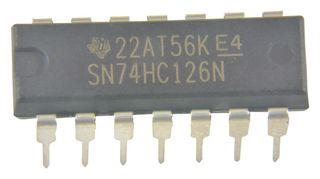 TEXAS INSTRUMENTS SN74HC126N Bus Buffer, 74HC126, 2 Input, 2 V to 6 V, DIP-14