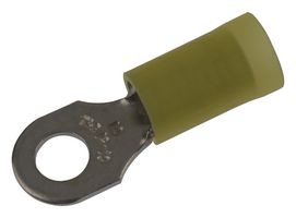 ABB - THOMAS & BETTS RC10-10 Ring Tongue Terminal, M5, #10, 10 AWG, Sta-Kon RC Series, Yellow