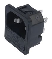 SCHURTER 6200.4215 Módulo entrada energía IEC sin filtrar, IEC C14, Propósito General, 10 A, 250 VAC