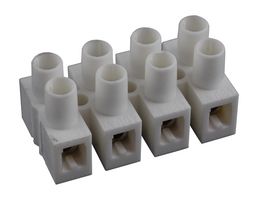 WIELAND ELECTRIC 21.305.0457.0 Panel Mount Barrier Terminal Block, Eurostyle, 2 Row, 4 Positions, 22 AWG, 16 AWG, 8 mm, 10 A