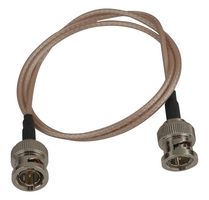 AMPHENOL RF 115101-05-24.00 RF / Coaxial Cable Assembly, 2 ft, 610 mm, RG179, BNC Straight Plug, BNC Straight Plug, 75 ohm