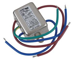 TE CONNECTIVITY - CORCOM 3VB3 Power Line Filter, Chassis, General Purpose, 250 VAC, 3 A, Single Phase, 1 Stage, Chassis Mount