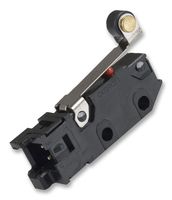 OMRON ELECTRONIC COMPONENTS D3M-01L2 Microswitch, Subminiature, Hinge Lever, SPST-NC, Quick Connect, 100 mA, 30 V