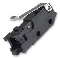 OMRON ELECTRONIC COMPONENTS D3M-01K3 Microswitch, Subminiature, Simulated Roller Lever, SPST-NC, Quick Connect, 100 mA, 30 V