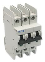 EATON CUTLER HAMMER FAZ-C3/3-NA Thermal Magnetic Circuit Breaker, Miniature, C Curve, UL 489, FAZ Series, 3 A, 3 Pole, 48 V, 240 V