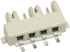 AMPHENOL COMMUNICATIONS SOLUTIONS 10120045-400LF Mezzanine Connector, Hermaphroditic, 3 mm, 1 Rows, 4 Contacts, Surface Mount, Copper Alloy