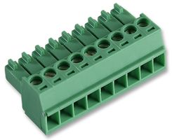 PHOENIX CONTACT 1840434 Pluggable Terminal Block, 3.5 mm, 9 Positions, 28 AWG, 16 AWG, 1.5 mm², Screw