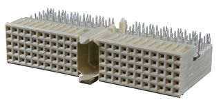 AMPHENOL COMMUNICATIONS SOLUTIONS HM2R01PA5108N9LF Connector, Hard Metric, FCI Millipacs Series, 110 Contacts, 2 mm, Receptacle, Press Fit, 5 Rows
