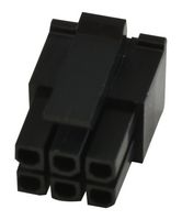 43025-0600 MOLEX, Connector Housing, Dual Row, Micro-Fit 3.0 43025
