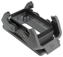 HARTING 09300101301 Heavy Duty Connector, Base, Bulkhead Mount, Aluminum Body, 2 Lever, 10B