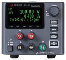 KEYSIGHT TECHNOLOGIES E36106B Bench Power Supply, Programmable, 1 Output, 0 V, 100 V, 0 A, 400 mA