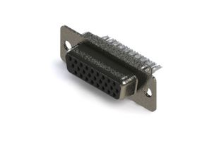 EDAC 638-026-232-041 D Sub Connector, High Density, Receptacle, 638 Series, 26 Contacts, DA, Solder Cup