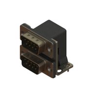 EDAC 661-009-264-042 Stacked D Sub Connector, Upper - Plug / Lower - Plug, DE, 9 Contacts