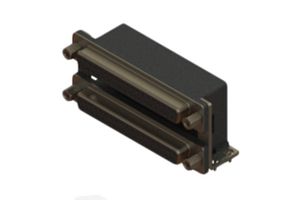 EDAC 662-037-264-036 Stacked D Sub Connector, Upper - Receptacle / Lower - Receptacle, DC, 37 Contacts