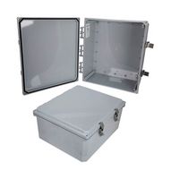 L-COM NBPC141206 Plastic Enclosure, Wall Mount, Polycarbonate, 370.8 mm, 320 mm, 188 mm, IP66