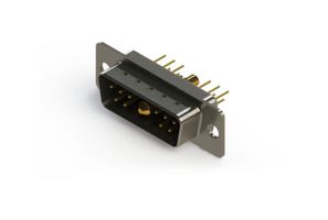 EDAC 627-11W1224-2N1 Combination Layout D Sub Connector, 627C Series, DA-11W1, Plug, 11 Contacts, 10 Signal, 1 Power
