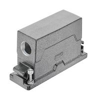HARTING 19405240521 Heavy Duty Connector, 2x M25, Hood, Side Entry, Aluminum Die-Cast, Screw, 24B