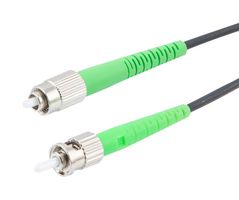 L-COM FCA-SFCASTAS15 Fiber Optic Cable, Singlemode, 1 Fibers, 9µm / 125µm, FC Simplex to ST Simplex, 49.2ft