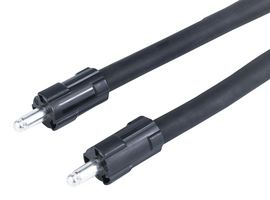 MOLEX 228968-2111 Cable Assembly, HyperQube Plug to HyperQube Plug, 1 Positions, 1 Row, 1 m, 3.3 ft