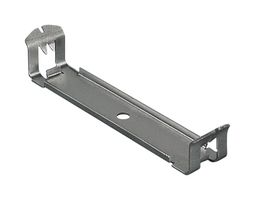 PANDUIT S1F-C Raceway Duct Fitting, Snap-Clip, 1" WD Duct, Steel, Metallic, Panduct Series