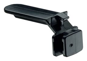 PANDUIT WR3-C Raceway Duct Fitting, ABS (Acrylonitrile Butadiene Styrene), Black, 70.8 mm, 12.7 mm, 19.6 mm