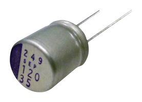 PANASONIC 20SEPF560M Cap Electrolítico Aluminio Polímero, 560 µF, 20 V, Lata Radial - SMD, 0.012 ohm
