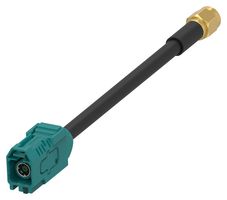 TE CONNECTIVITY 2081345-2 RF / Coaxial Cable Assembly, 23.6 ", 600 mm, RG58LL, FAKRA Jack, SMA Plug, 50 ohm