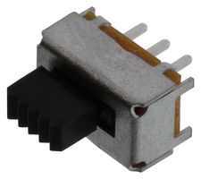 ALCOSWITCH - TE CONNECTIVITY SSB22 Slide Switch, DPDT, On-On, Through Hole, SSB Series, 100 mA