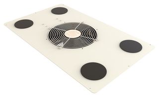 HAMMOND C2T2423F10CELG1 Panel Superior del Ventilador, Cojinete de Bolas, 115VCA, Gris Claro, Serie C2TF