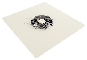 HAMMOND C2T2431F10LG1 Fan Top Panel, Ball Bearing, 115VAC, Light Gray, C2TF Series