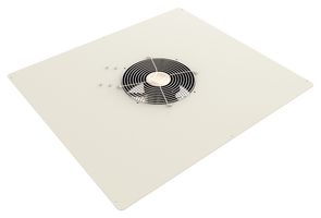 HAMMOND C2T2436F10LG1 Fan Top Panel, Ball Bearing, 115VAC, Light Gray, C2TF Series