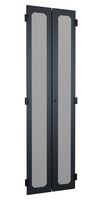 HAMMOND C4BD2473VBK1 Enclosure Accessory, 42U, Vented Barn Door, Hammond C4 Series Cabinets, Steel, Black, 73.31 "