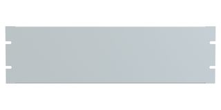 HAMMOND PBFS19005LG2 Rack Panel, Light Grey, 3U, Steel, 5.22" x 19"