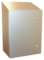 HAMMOND ST161208SS Metal Enclosure, w/ Sloped Top, Wall Mount, 304 Stainless Steel, 406 mm, 305 mm, 203 mm, IP66
