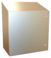 HAMMOND ST202012SS Metal Enclosure, w/ Sloped Top, Wall Mount, 304 Stainless Steel, 508 mm, 508 mm, 305 mm, IP66
