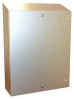 HAMMOND ST302408SS Metal Enclosure, w/ Sloped Top, Wall Mount, 304 Stainless Steel, 762 mm, 610 mm, 203 mm, IP66