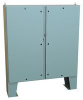 HAMMOND 1422N4D12FQT Metal Enclosure, 2 Door, Floor Mount, Steel, 1.53 m, 1.53 m, 322 mm, IP66