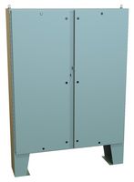 HAMMOND 1422N4E12FQT Metal Enclosure, 2 Door, Floor Mount, Steel, 1.83 m, 1.53 m, 322 mm, IP66