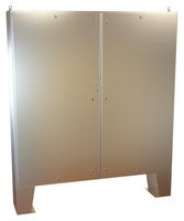 HAMMOND 1422N4SSF12FQT Metal Enclosure, 2 Door, Floor Mount, 304 Stainless Steel, 1.83 m, 1.83 m, 322 mm, IP66