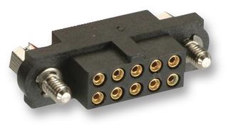 HARWIN M80-4600842 Rectangular Connector, Dual in Line, Datamate J-Tek M80 Series, 8 Contacts, Receptacle, 2 mm, Crimp