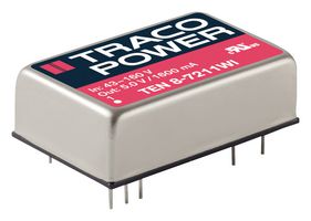 TRACO POWER TEN 8-4811WI Isolated Through Hole DC/DC Converter, ITE, DIP, 4:1, 8 W, 1 Output, 5 V