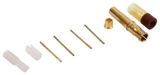 AMPHENOL AEROSPACE 21-033385-051 Circular Connector Contact, High Frequency, Quadrax, Socket, Crimp, 24 AWG