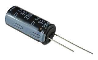 CHEMI-CON ESMG500ELL222MLP1S Electrolytic Capacitor, Miniature, 2200 µF, 50 V, ± 20%, PC Pin, 2000 hours @ 85°C, Polar
